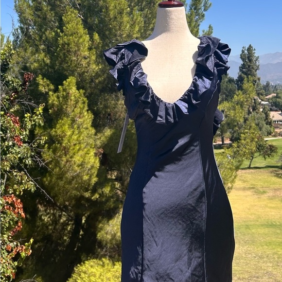 Princess Polly Dresses & Skirts - Princess Polly Navy Ruffle Mini Dress